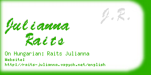 julianna raits business card